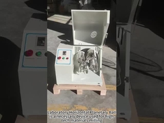 材料の供給のサイズのためのHoeizontalのボール ミル0.75KW 1-10mm