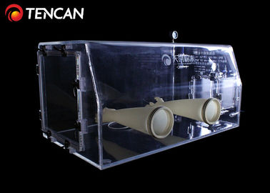 透明な実験室のグローブ ボックス、10mm/15mm/30mmの厚さのアクリルのグローブ ボックス