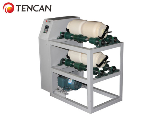 4×20L 多位置水平ロールジャーミル、ラボ/バッチ生産における超微粉末粉砕混合用