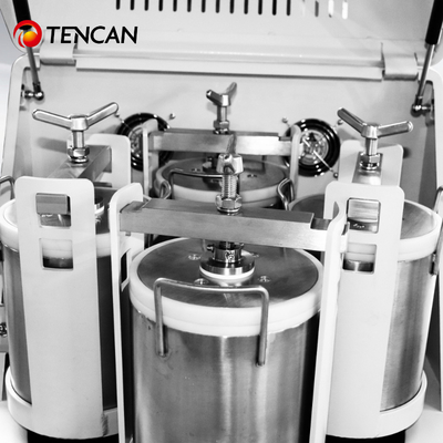 TENCAN XQM-16L 380V 超精細ナノ粉末磨機 CE 認証された惑星球磨機 研究室用