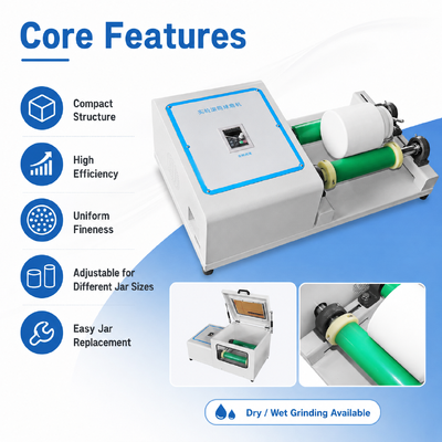 QM-5 Laboratory Ball Mill with Variable Speed 60-570 Rpm, Robust Build, and Grinding and Mixing Capabilities for Research and Industrial Use