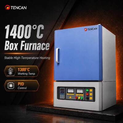 アッシング、アニーリング、材料試験用の 1400°C 実験用マッフル炉