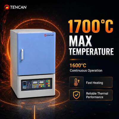 1700°C 実験室のシンターストーブ 陶器のシンターと熱加工のためのマフルストーブ