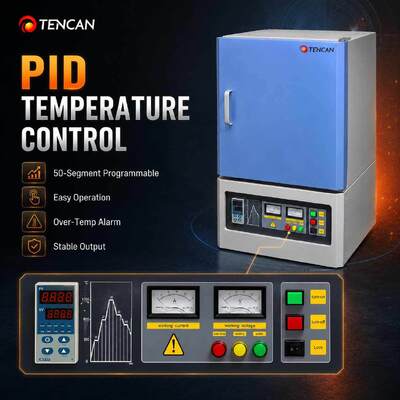 1700°C 実験室のシンターストーブ 陶器のシンターと熱加工のためのマフルストーブ