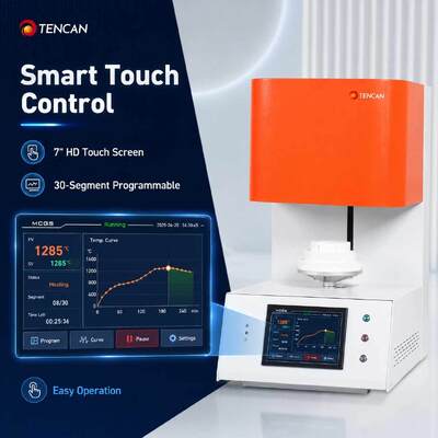 TENCAN TC-BDF-1L 1700C 歯科ラボジルコニア磁器焼結炉 1C 精度 MoSi2 加熱要素歯