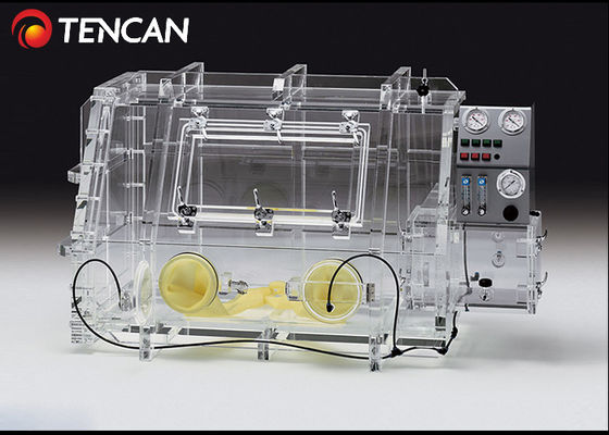 10mmに掃除機をかけないでアクリルの分離のグローブ ボックスの実験室の塵の証拠